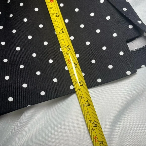 Polka Dot Black/White Skort Pantology Mini Summer Womens 10 Pattern Y2K - Picture 5 of 7